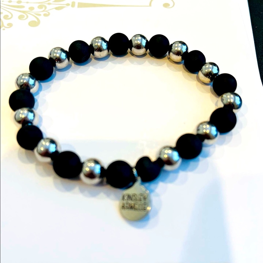 Kinsley Armelle black obsidian stone